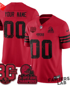 San Francisco 49ers Slasher Edition Custom Football Jersey