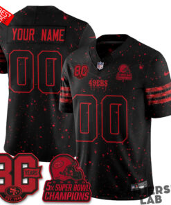 San Francisco 49ers Slasher Edition Custom Football Jersey