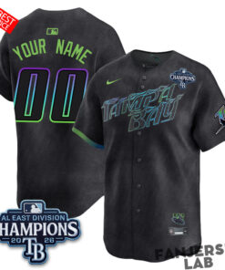 Tampa Bay Rays 2026 AL East Champs Custom Baseball Jersey
