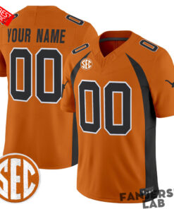Texas Longhorns 1990 Throwback Custom Football Jersey