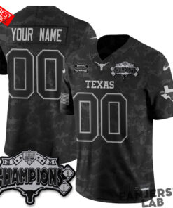 Texas Longhorns 2026 Salute to Service Custom Football Jersey