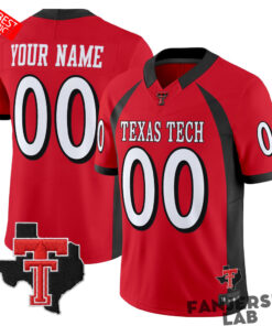 Texas Tech Red Raiders Throwback Custom Football Jersey – Texas Patch
