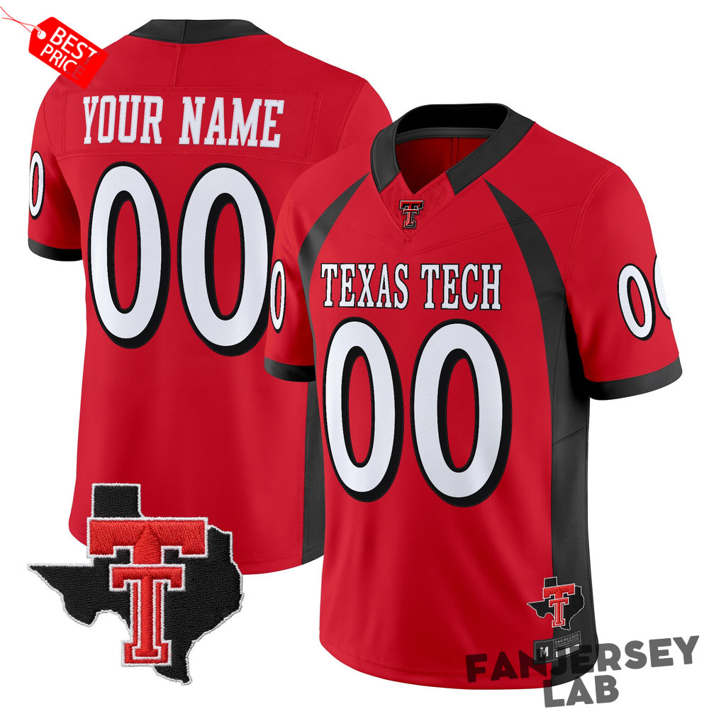 Texas Tech Red Raiders Throwback Custom Football Jersey – Texas Patch Texas Tech Red Raiders Throwback Custom Football Jersey – Texas Patch