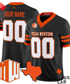 UTEP Miners 2026 Going Dark in the Sun City Custom Football Jersey