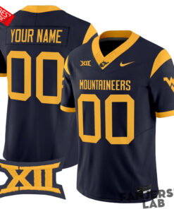 West Virginia Mountaineers 2026 Custom Football Jersey