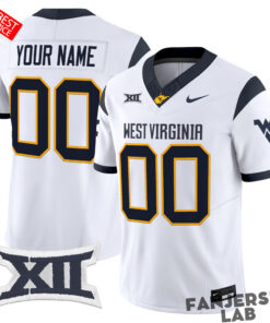West Virginia Mountaineers 2026 Custom Football Jersey