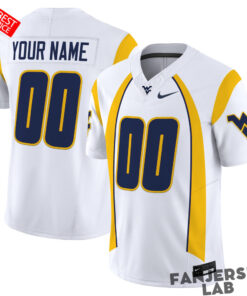 West Virginia Mountaineers Throwback Custom Football Jersey