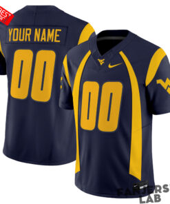 West Virginia Mountaineers Throwback Custom Football Jersey