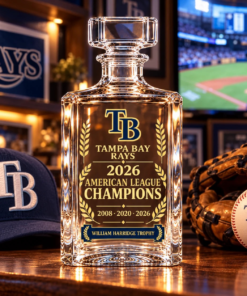 TB Rays 2026 American League Champions Decanter