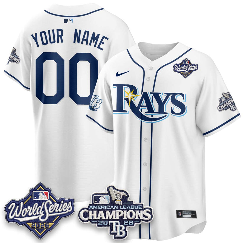Limited Edition TB 2026 AL Champions Custom Football Jersey Limited Edition TB 2026 AL Champions Custom Football Jersey