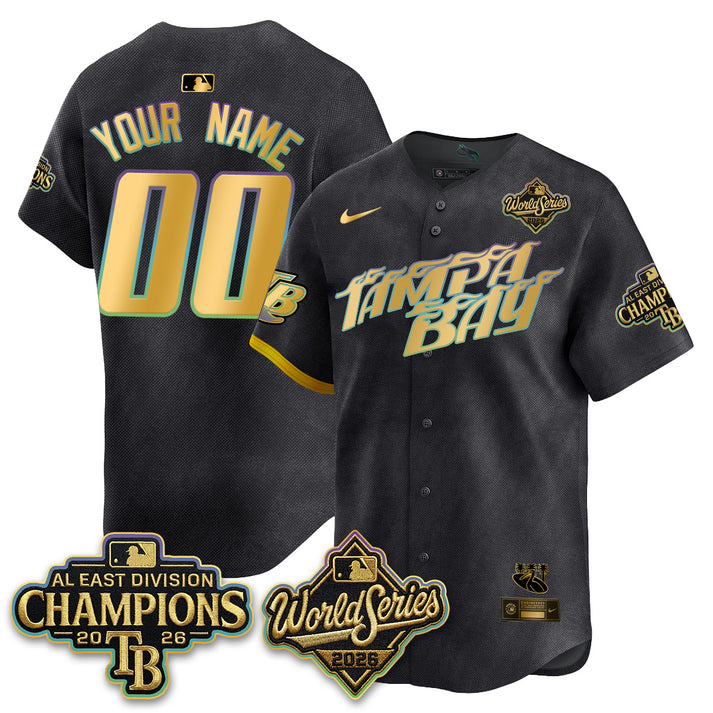 Limited Edition TB 2026 AL Champions Custom Football Jersey Limited Edition TB 2026 AL Champions Custom Football Jersey
