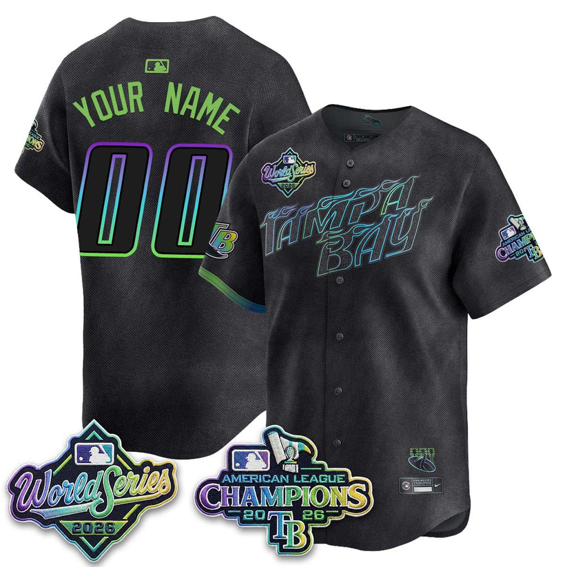 Limited Edition TB 2026 AL Champions Custom Football Jersey Limited Edition TB 2026 AL Champions Custom Football Jersey