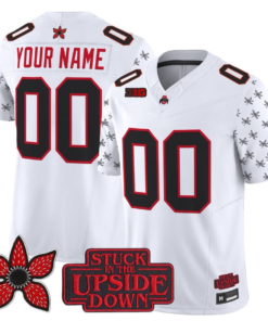 Ohio State Buckeyes ‘Stranger Things Edition’ Vapor Limited Custom Baseball Jersey (Copy)