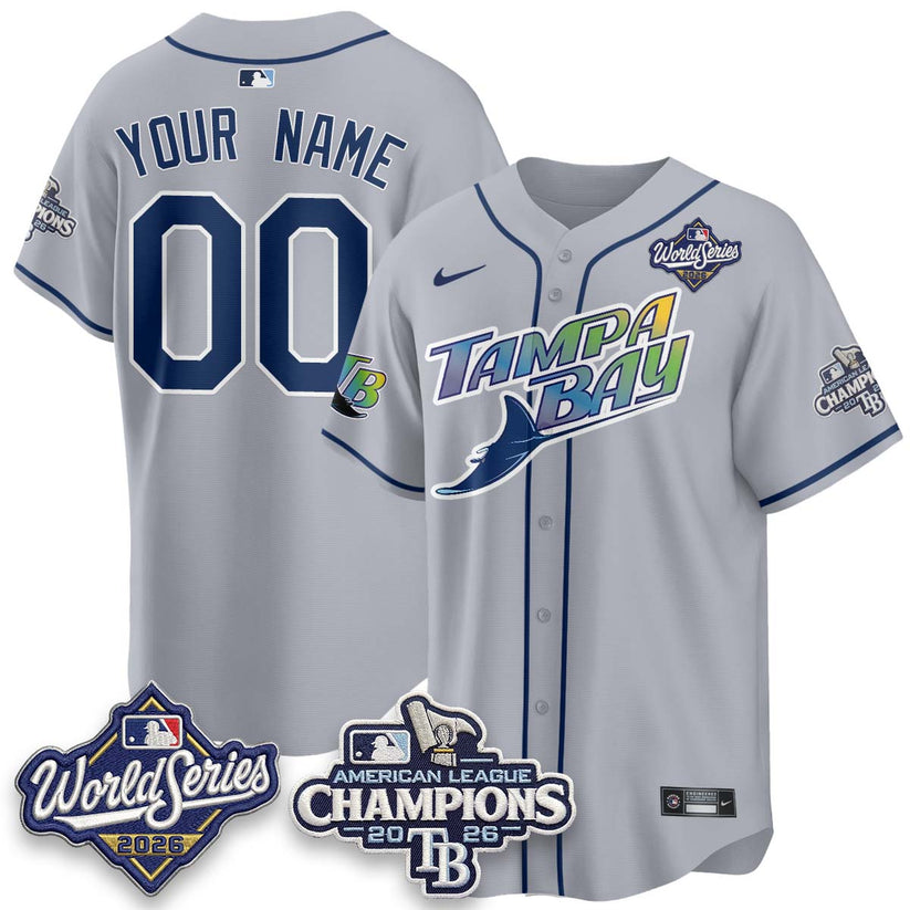 Limited Edition TB 2026 AL Champions Custom Football Jersey Limited Edition TB 2026 AL Champions Custom Football Jersey