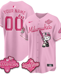 MIL 2026 NL Champions x Meow KT Vapor Limited Custom Baseball Jersey