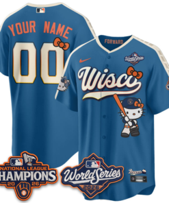 MIL 2026 NL Champions x Meow KT Vapor Limited Custom Baseball Jersey