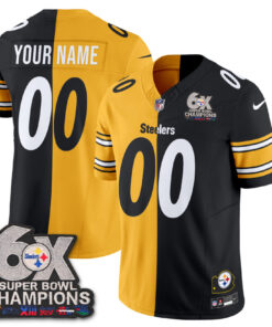 6x SBowl Split Edition Vapor Custom Football Jersey