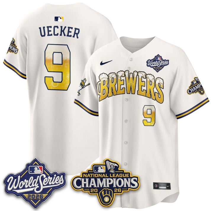 MIL “Pitcher & Pint” 2026 NL Champions Vapor Limited Custom Baseball Jersey MIL “Pitcher & Pint” 2026 NL Champions Vapor Limited Custom Baseball Jersey