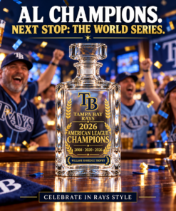 TB Rays 2026 American League Champions Decanter