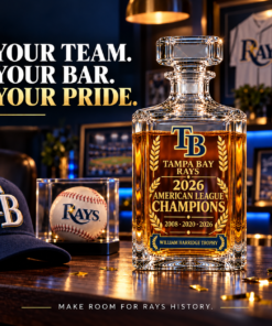 TB Rays 2026 American League Champions Decanter